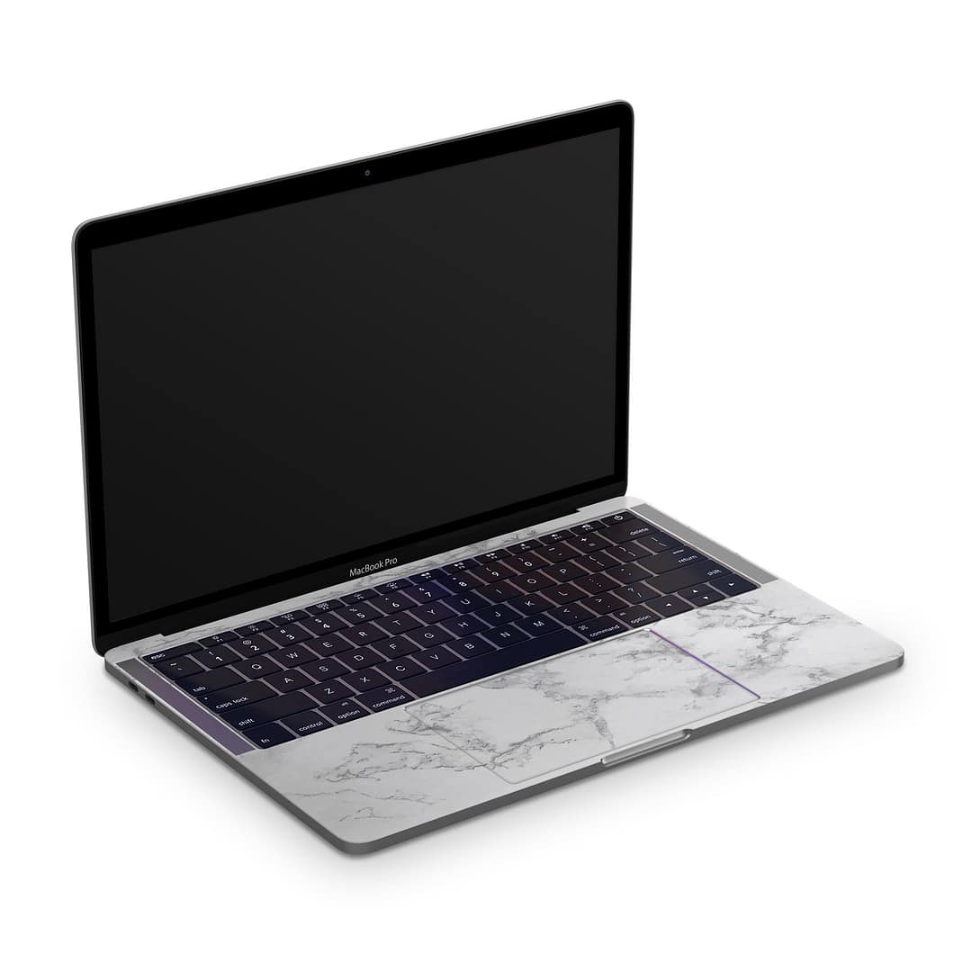 Macbook pro 13'' (2016-2018) marble white skin | wrapitskin