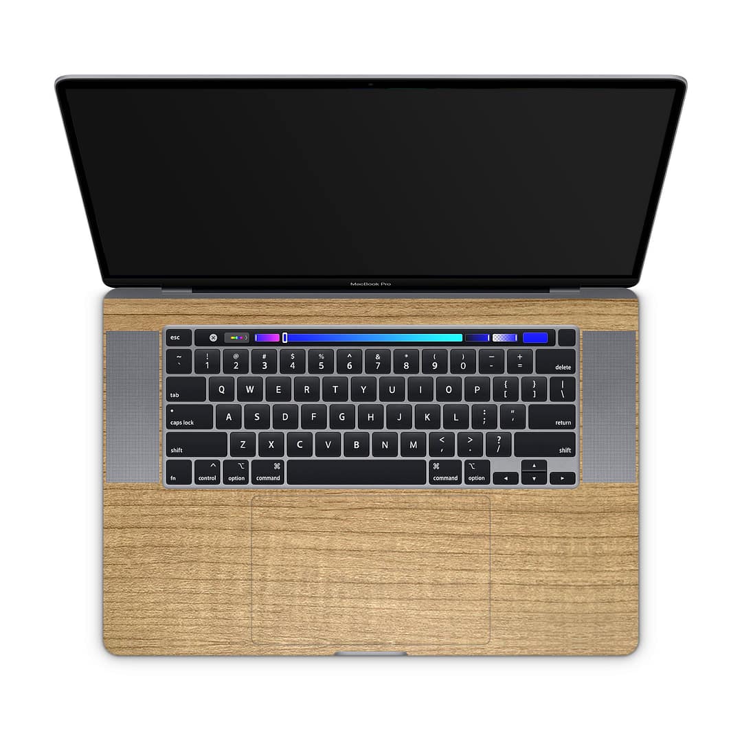 Macbook pro 16'' (touch bar,2019) rose wood skin | wrapitskin