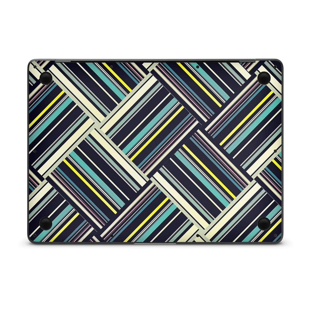 Macbook air 13'' (2018) striped abstract skin | wrapitskin