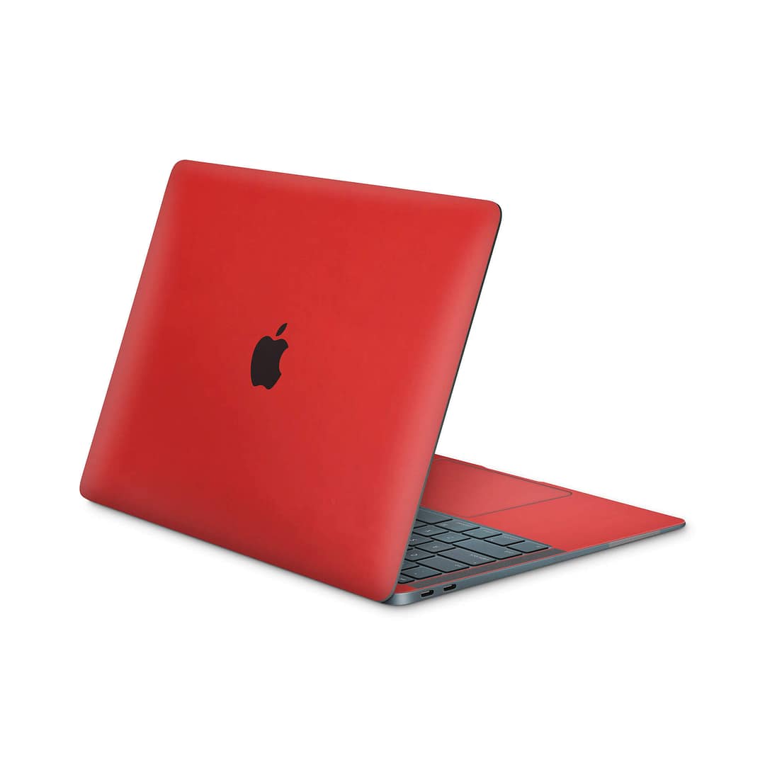 Macbook air 13'' (2018) matte red skin | wrapitskin