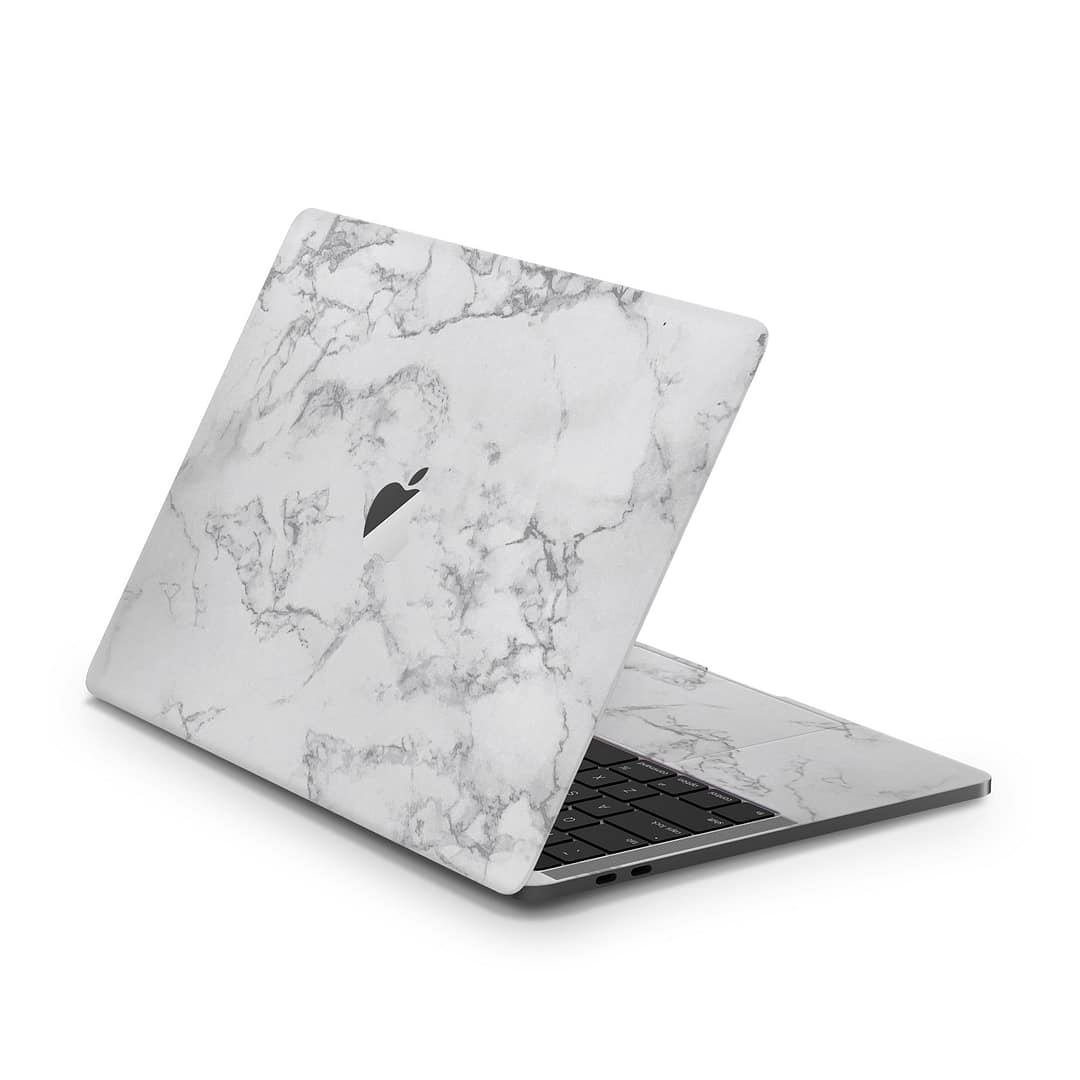 Macbook pro 13'' (touch bar,2018) marble white skin | wrapitskin