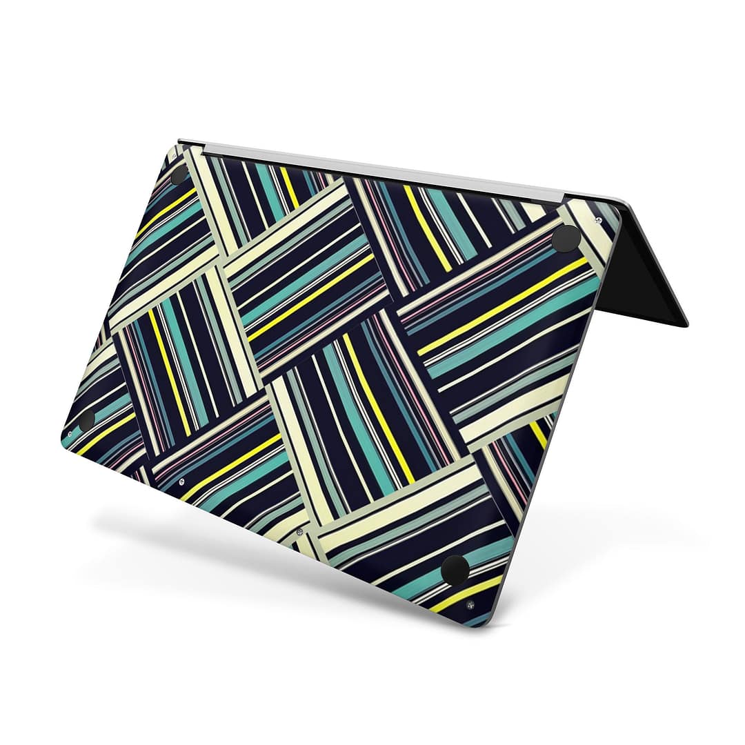 Macbook pro 13'' (touch bar,2018) striped abstract skin | wrapitskin
