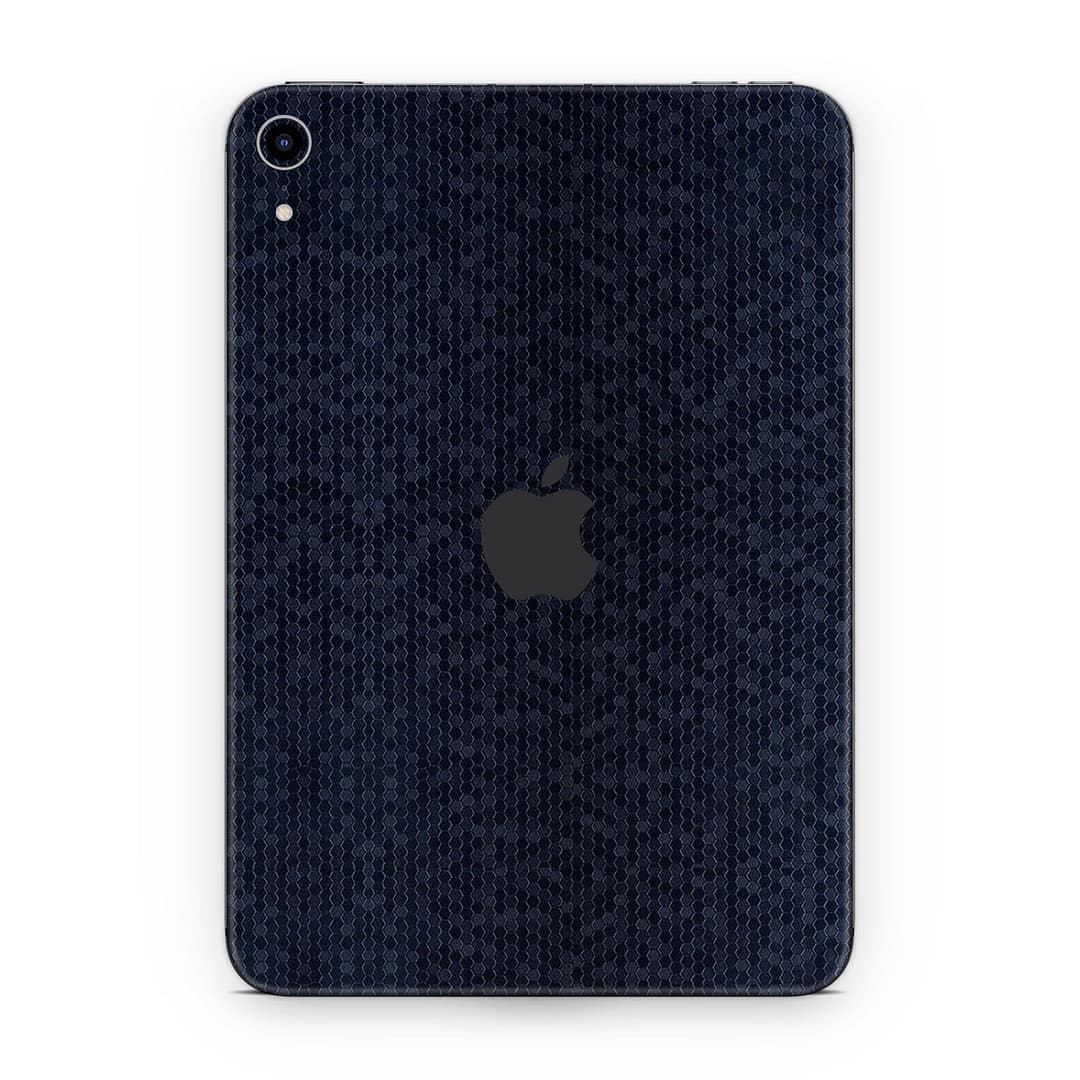 Ipad mini 6 honeycomb blue skin wrapitskin