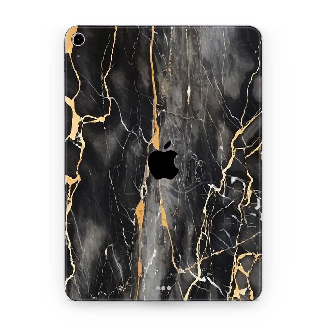 Ipad air 5 black gold fusion art skin wrapitskin