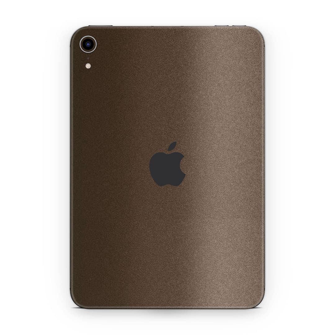Ipad mini 6 matte brown metallic skin wrapitskin