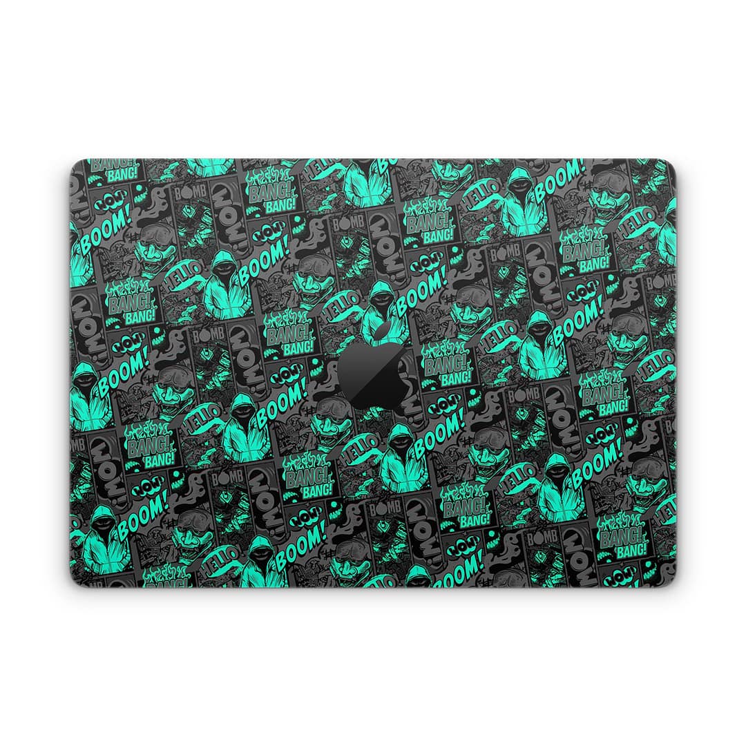 Macbook pro 14'' (2021) boom bang skin wrapitskin