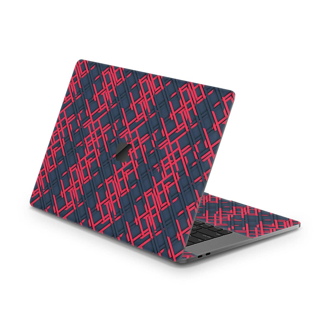 Macbook pro 15'' (2016-2017) cyber gridlines skin | wrapitskin