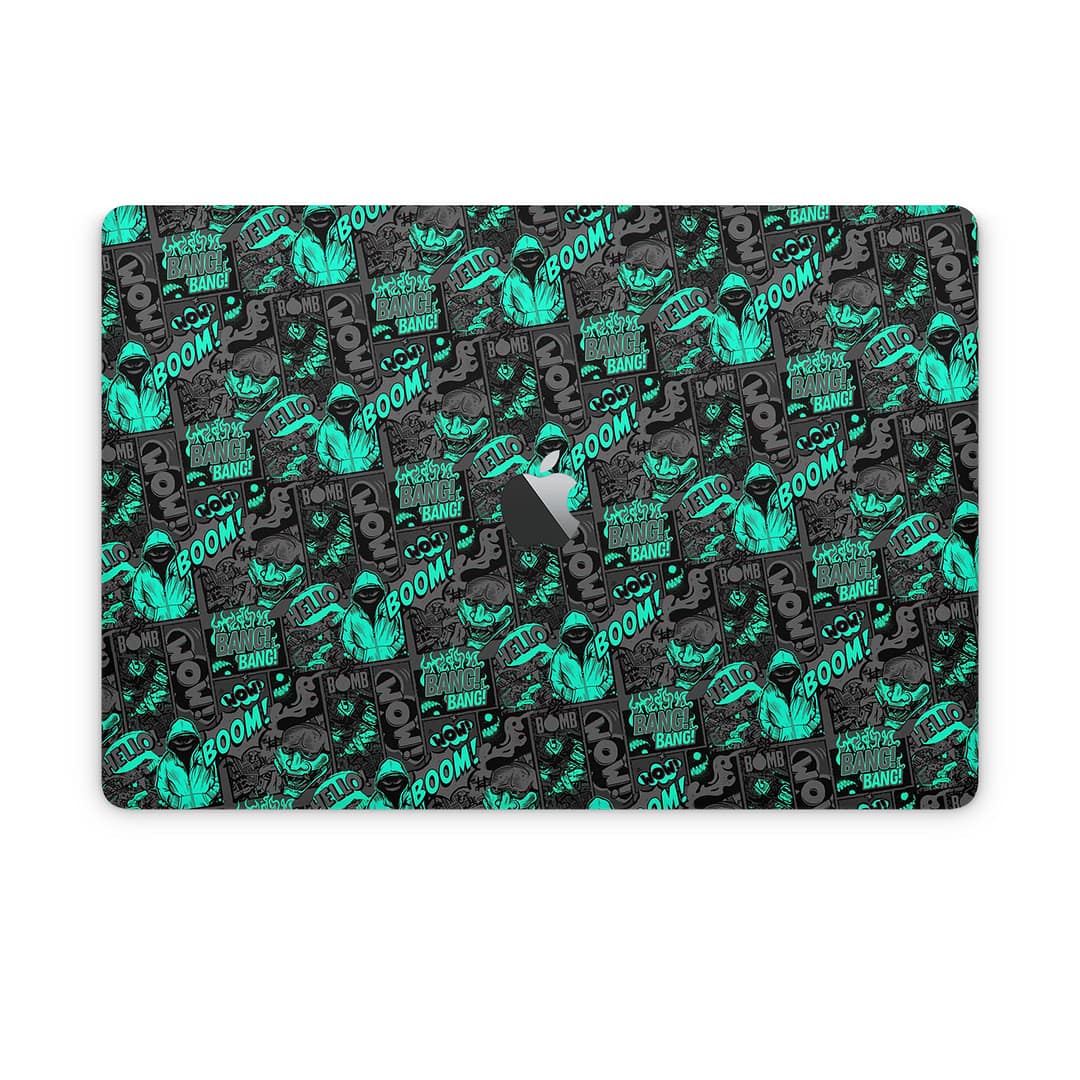 Macbook pro 15'' (2018-2019) boom bang skin wrapitskin