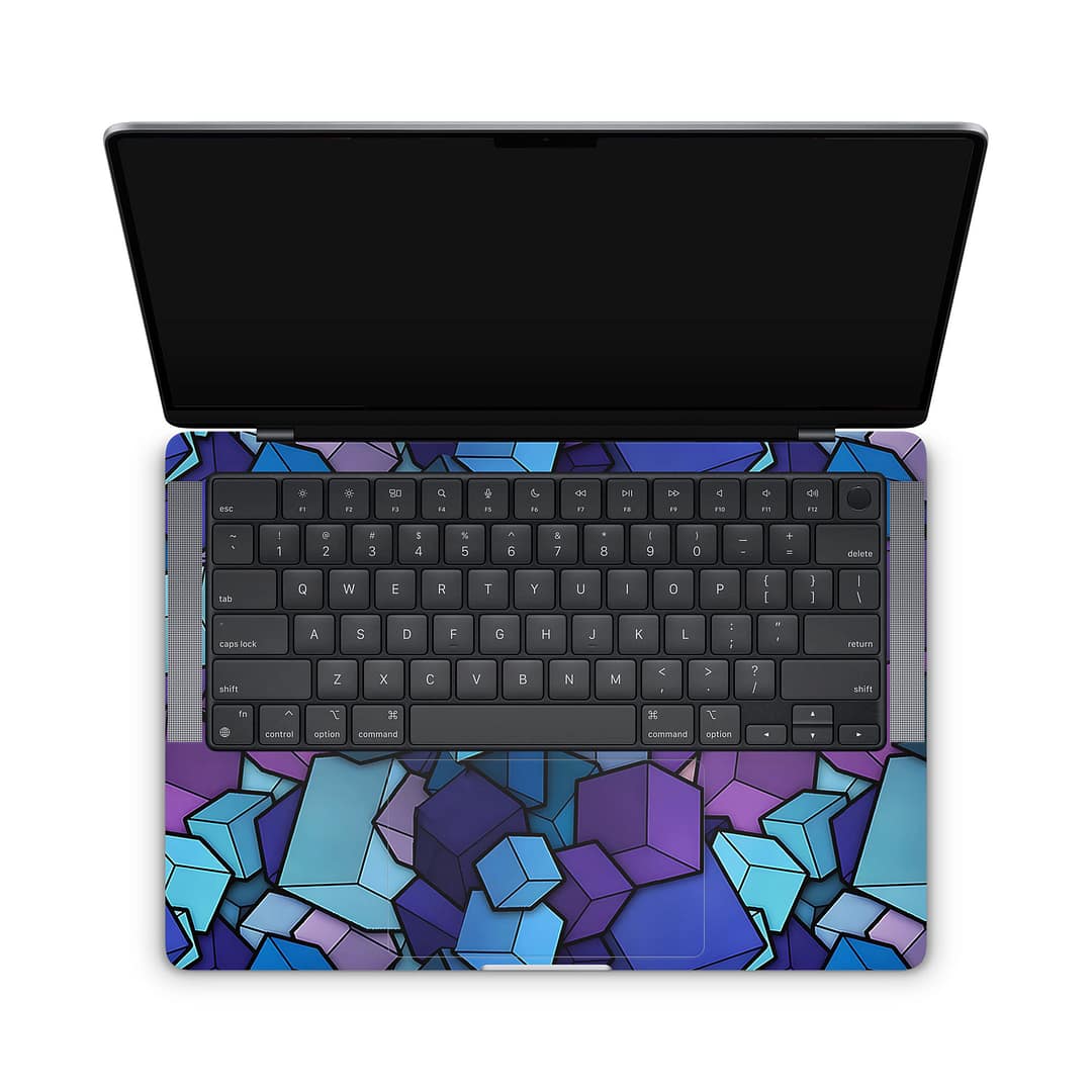 Macbook pro 14'' (2021) 3d cubes skin | wrapitskin