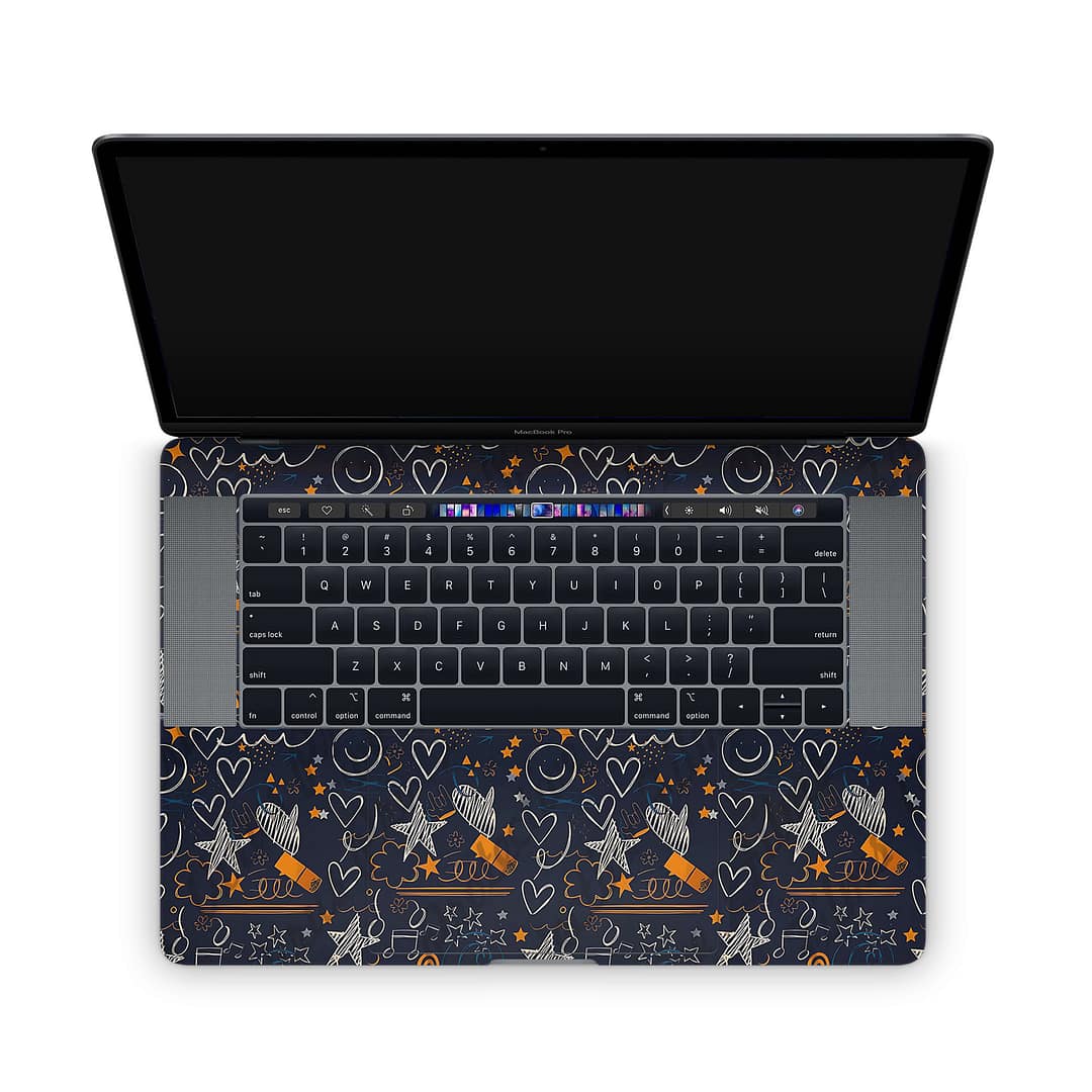 Macbook pro 15'' (2018-2019) doodleverse skin | wrapitskin
