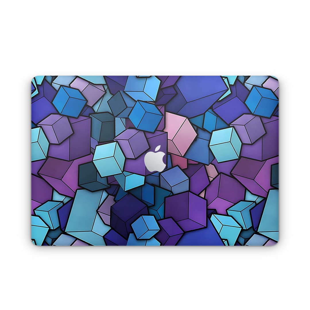 Macbook pro 13'' (m1 2020) 3d cubes skin wrapitskin