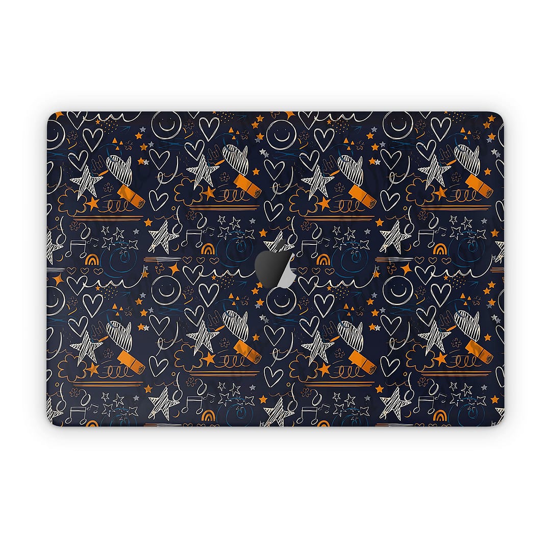 Macbook pro 15'' (2016-2017) doodleverse skin wrapitskin
