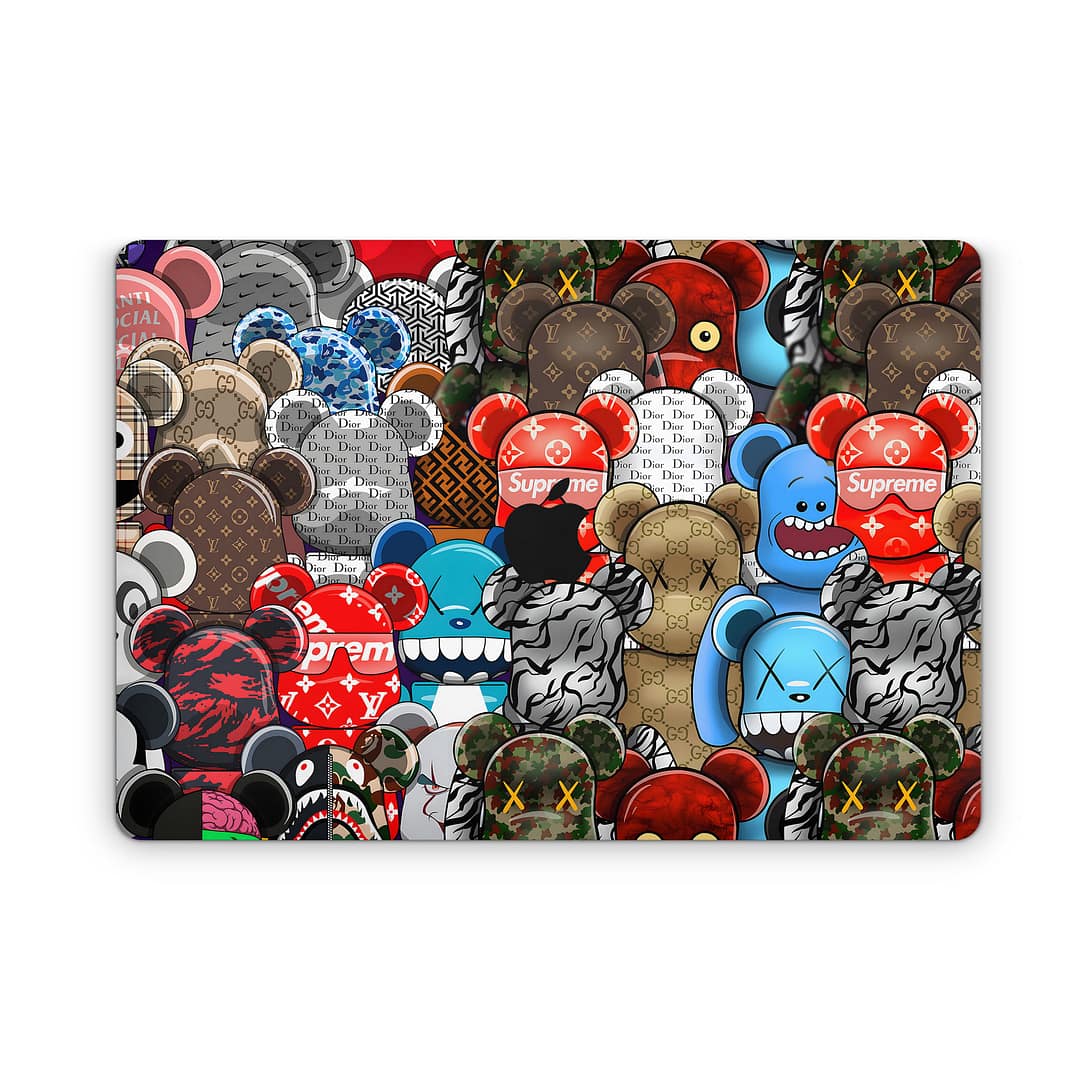 Macbook pro 13” (2016-2018) fuzzy frenzy skin wrapitskin