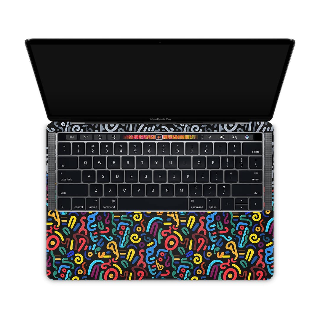 Macbook pro 13” touch bar 2018 retro revelry skin | wrapitskin