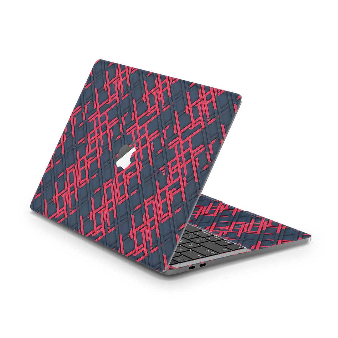 Macbook pro 13” (2016-2018) cyber gridlines skin | wrapitskin