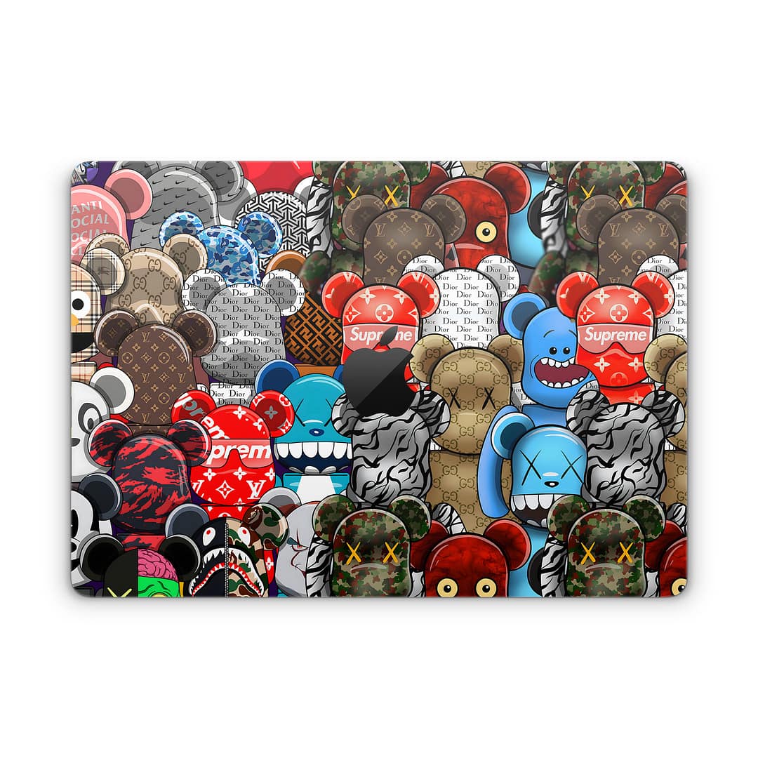 Macbook pro 14'' (2021) fuzzy frenzy skin wrapitskin