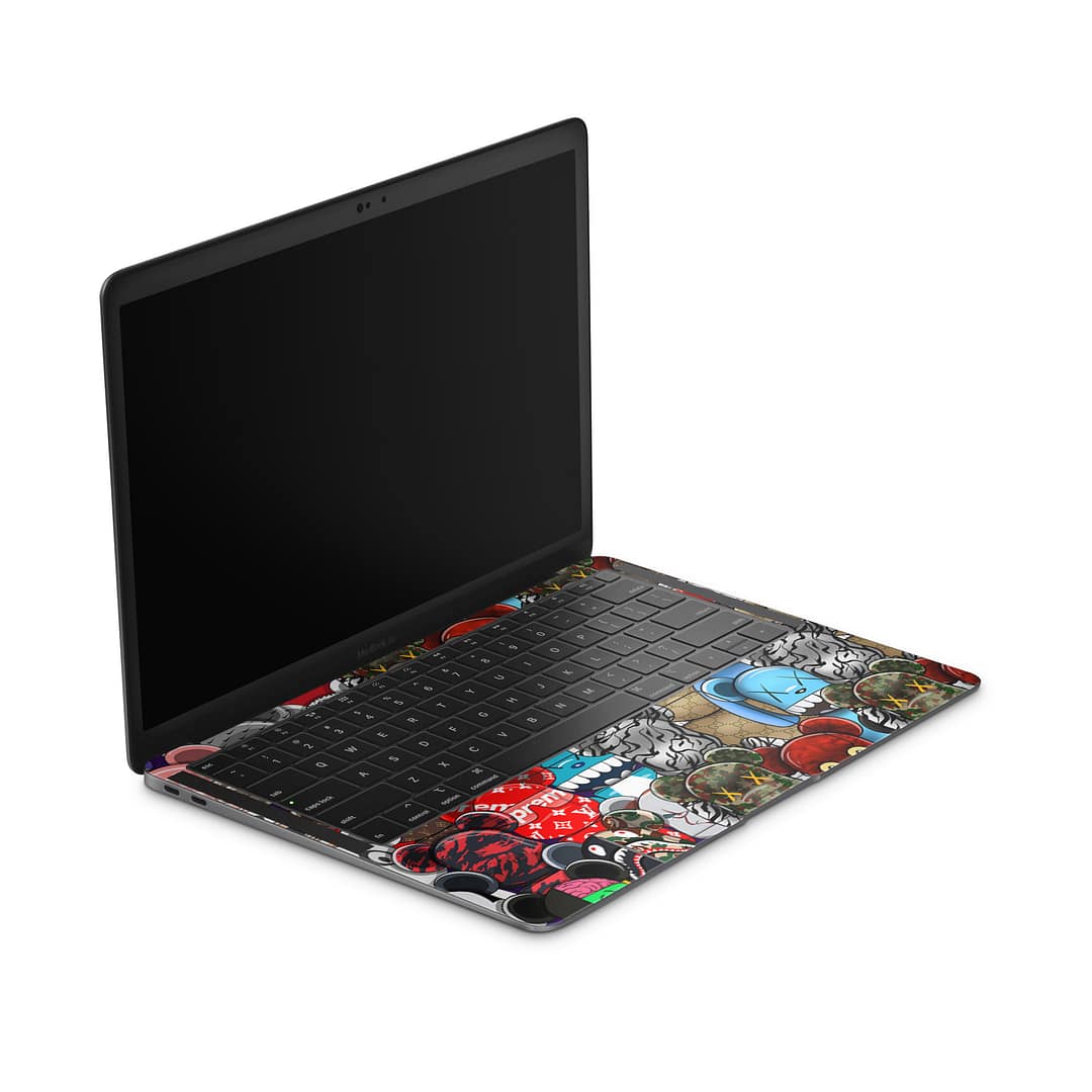 Macbook air 13” 2018 fuzzy frenzy skin | wrapitskin