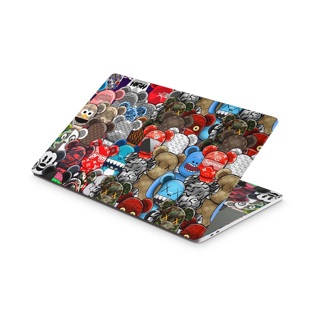 Macbook pro 15'' (2018-2019) fuzzy frenzy skin | wrapitskin