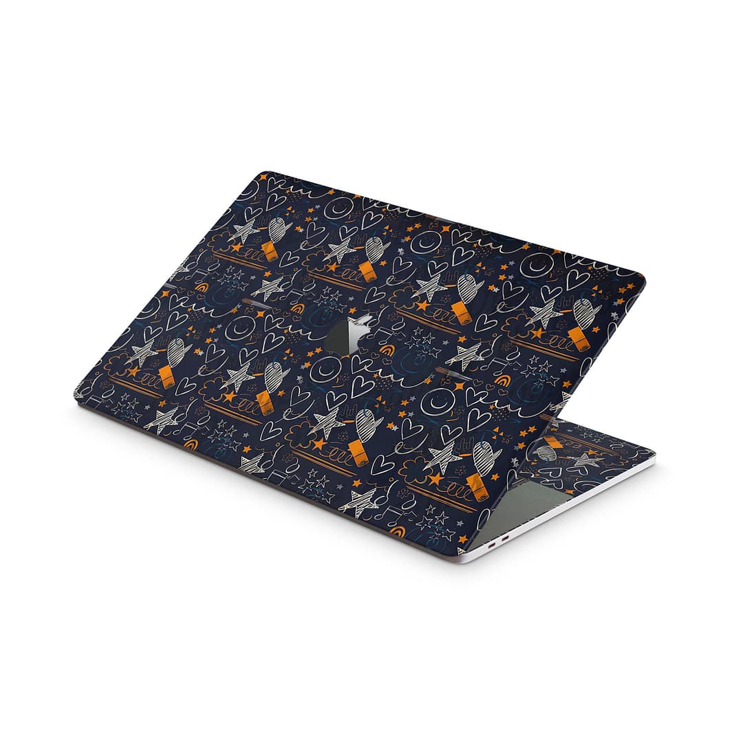 Macbook pro 15'' (2018-2019) doodleverse skin | wrapitskin
