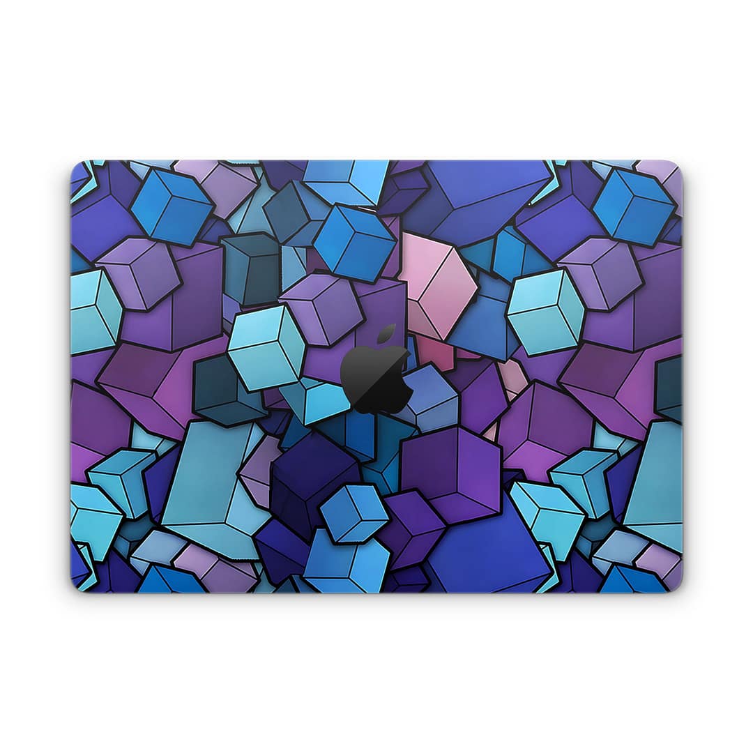 Macbook pro 14'' (2021) 3d cubes skin wrapitskin