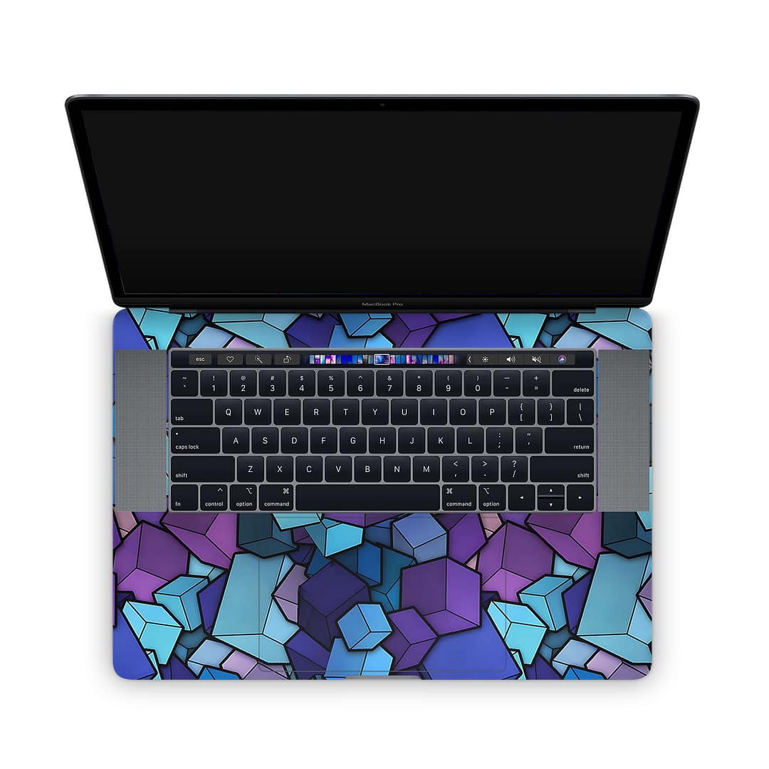 Macbook pro 15'' (2018-2019) 3d cubes skin | wrapitskin
