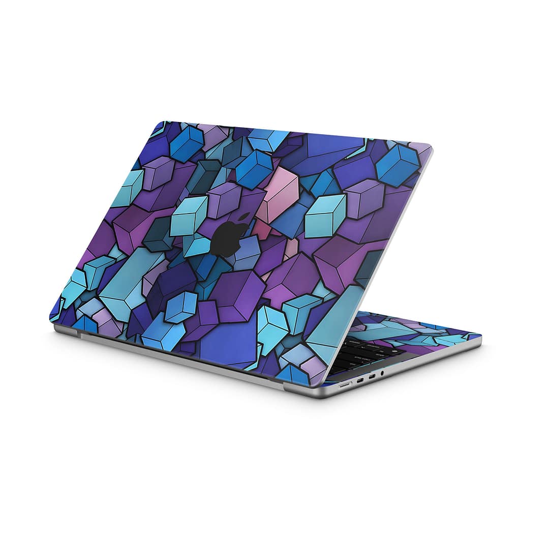 Macbook pro 14'' (2021) 3d cubes skin | wrapitskin