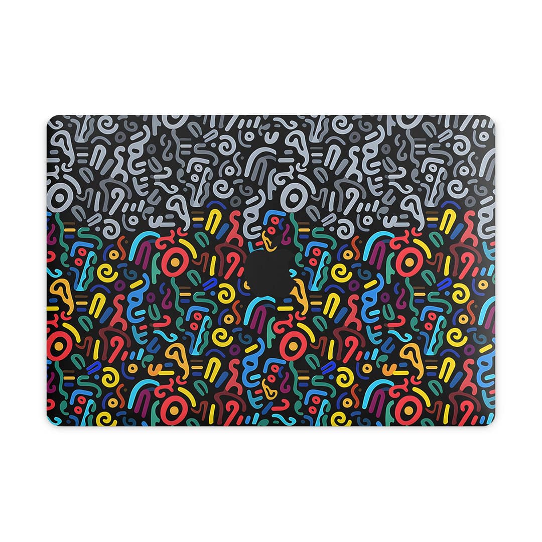 Macbook pro 13” touch bar 2018 retro revelry skin wrapitskin