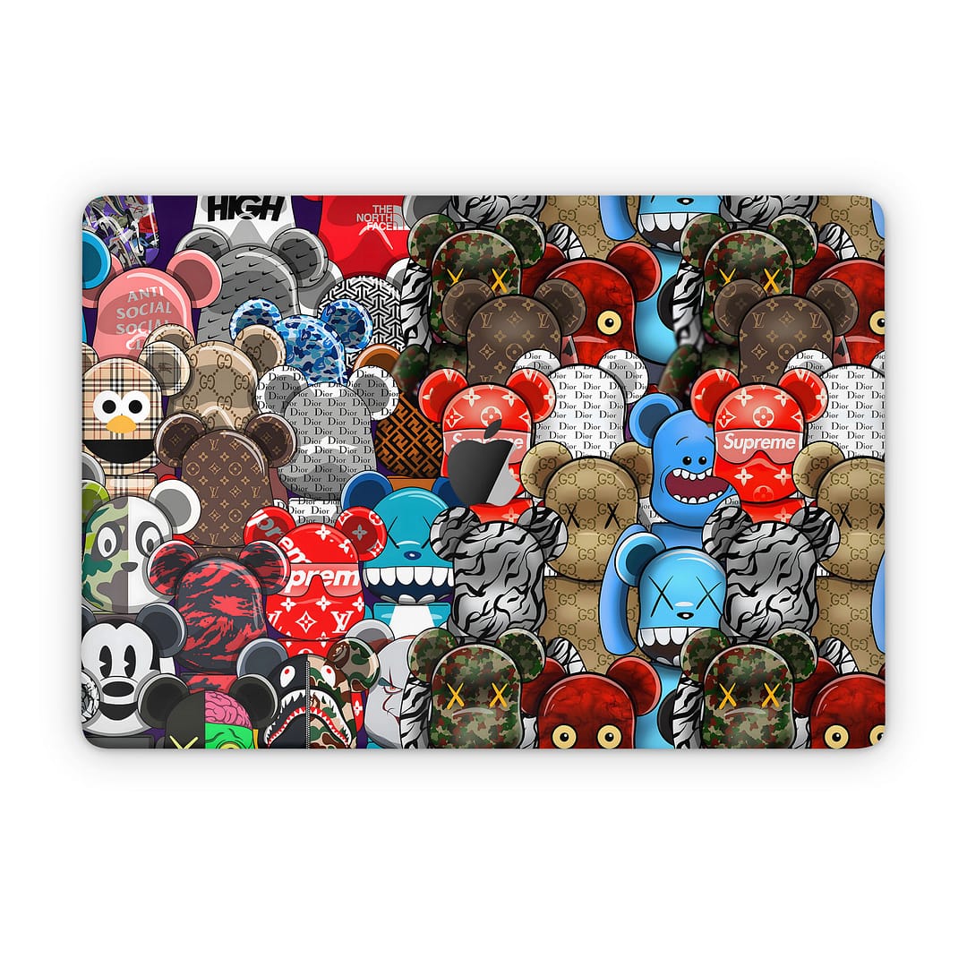 Macbook pro 15'' (2016-2017) fuzzy frenzy skin | wrapitskin