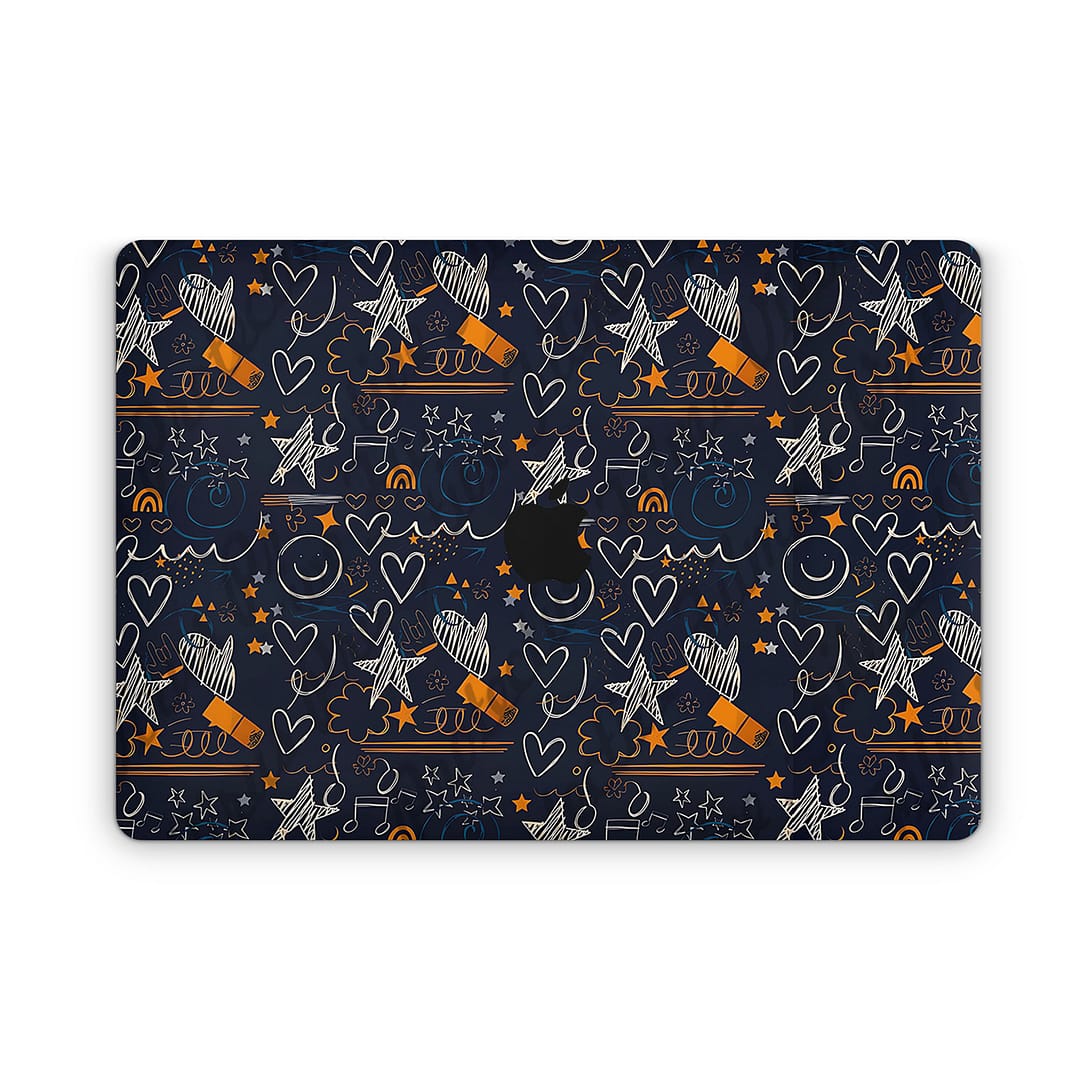 Macbook pro 13” (2016-2018) doodleverse skin wrapitskin