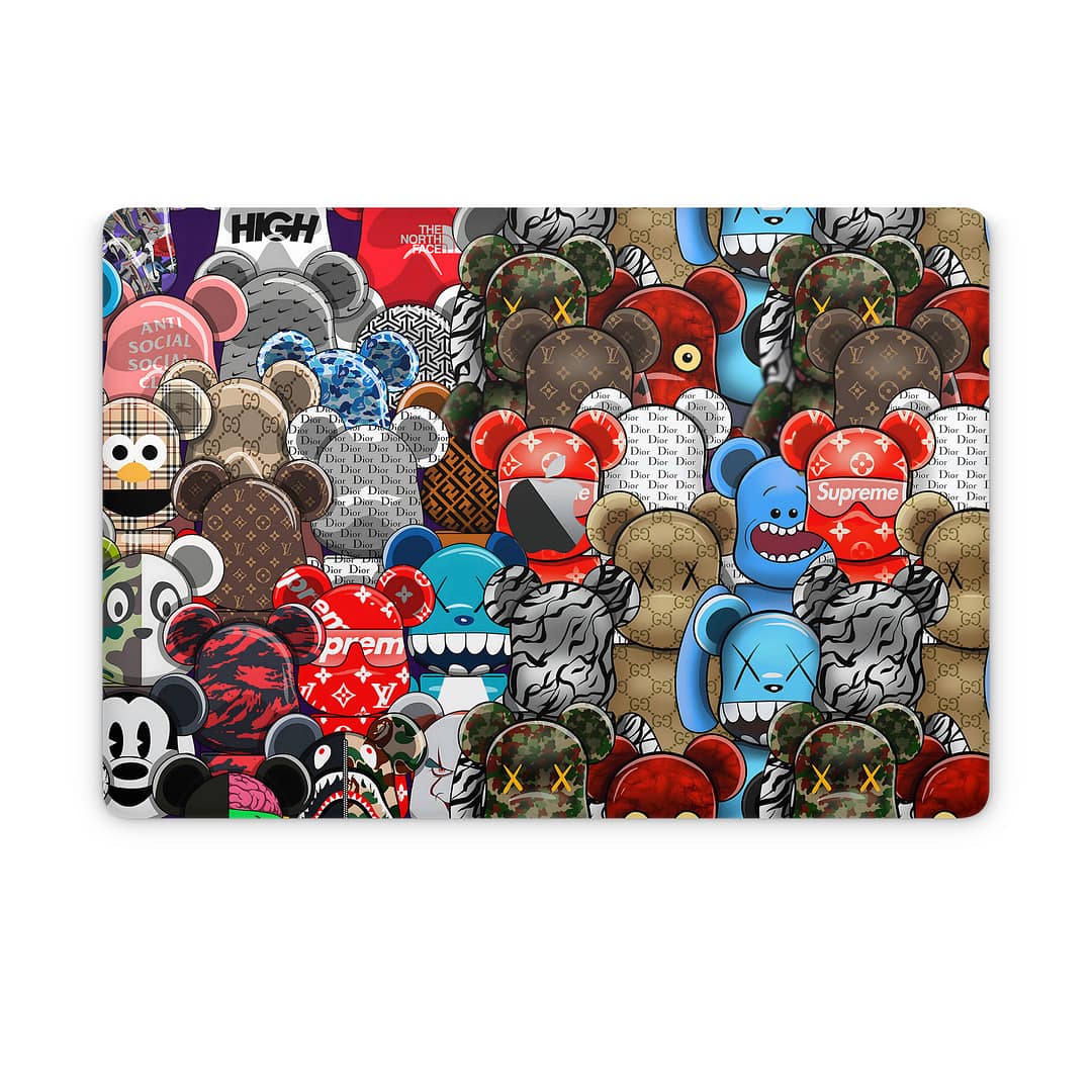 Macbook pro 15'' (2018-2019) fuzzy frenzy skin wrapitskin