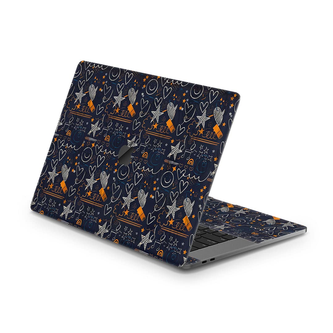 Macbook pro 15'' (2016-2017) doodleverse skin | wrapitskin