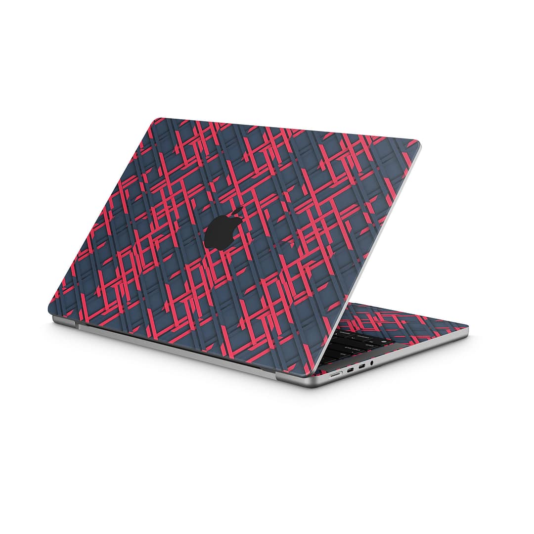 Macbook pro 14'' (2021) cyber gridlines skin | wrapitskin