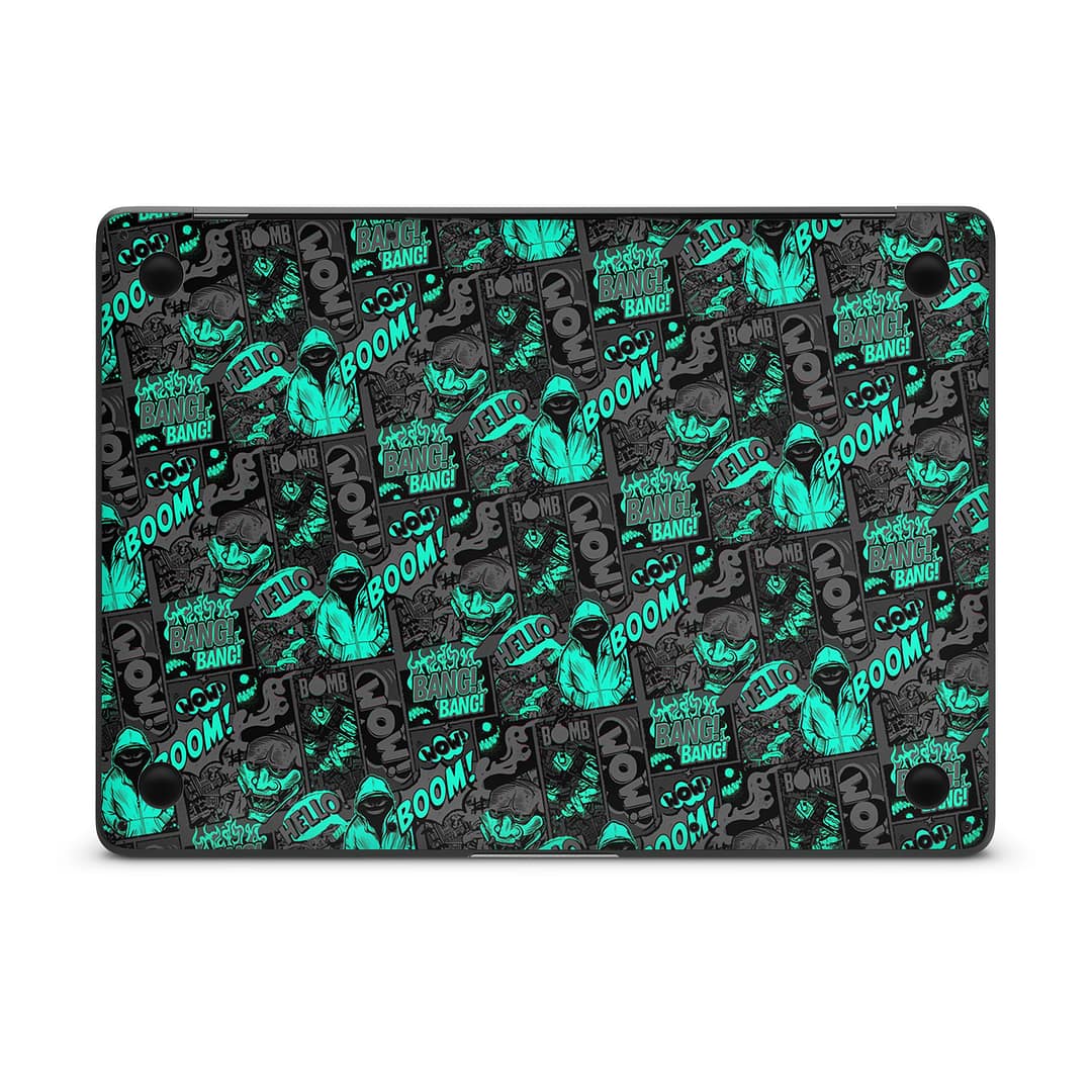 Macbook air 13” 2018 boom bang skin | wrapitskin