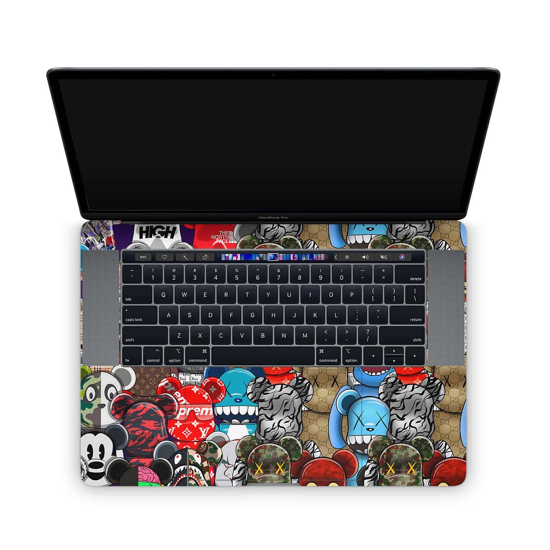 Macbook pro 15'' (2018-2019) fuzzy frenzy skin | wrapitskin