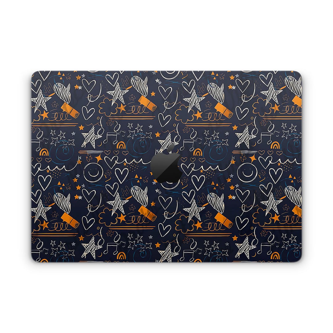 Macbook pro 14'' (2021) doodleverse skin wrapitskin