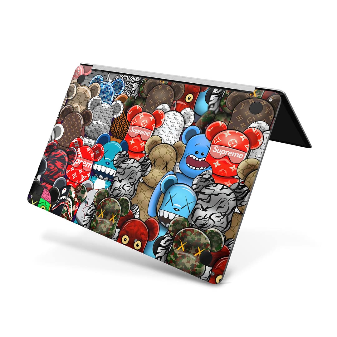 Macbook pro 13” touch bar 2018 fuzzy frenzy skin | wrapitskin