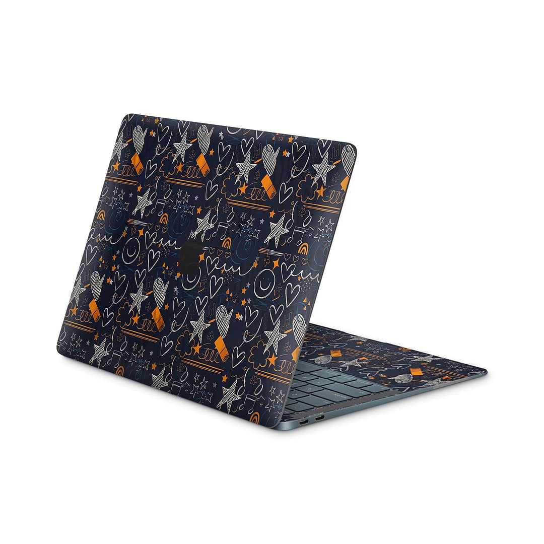 Macbook air 13” 2018 doodleverse skin | wrapitskin