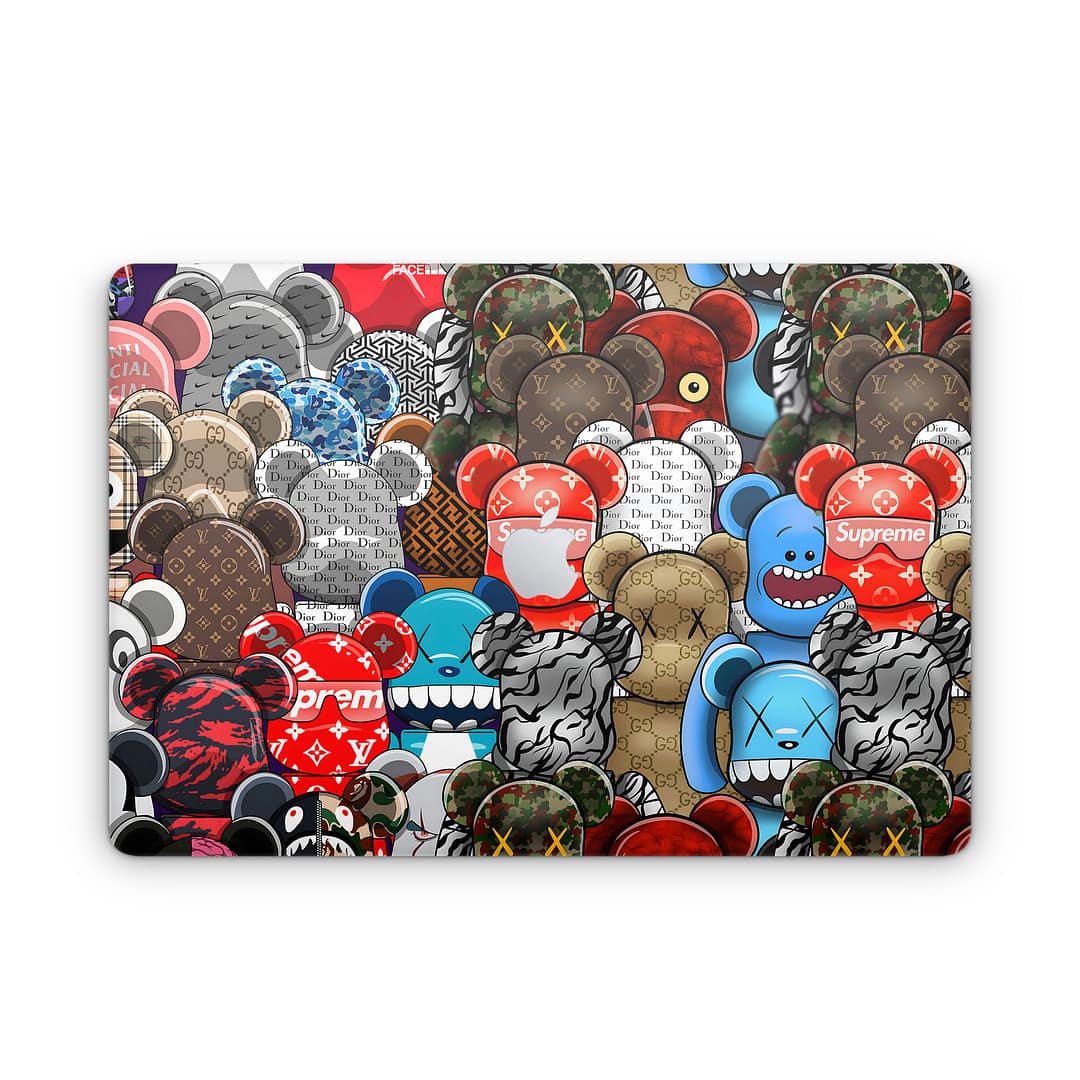 Macbook pro 13'' (m1 2020) fuzzy frenzy skin wrapitskin