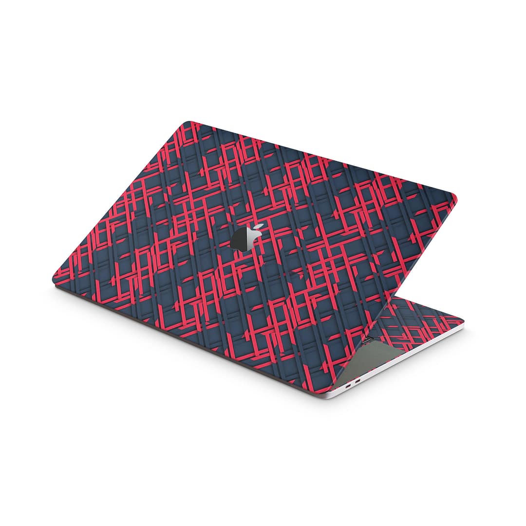 Macbook pro 15'' (2018-2019) cyber gridlines skin | wrapitskin