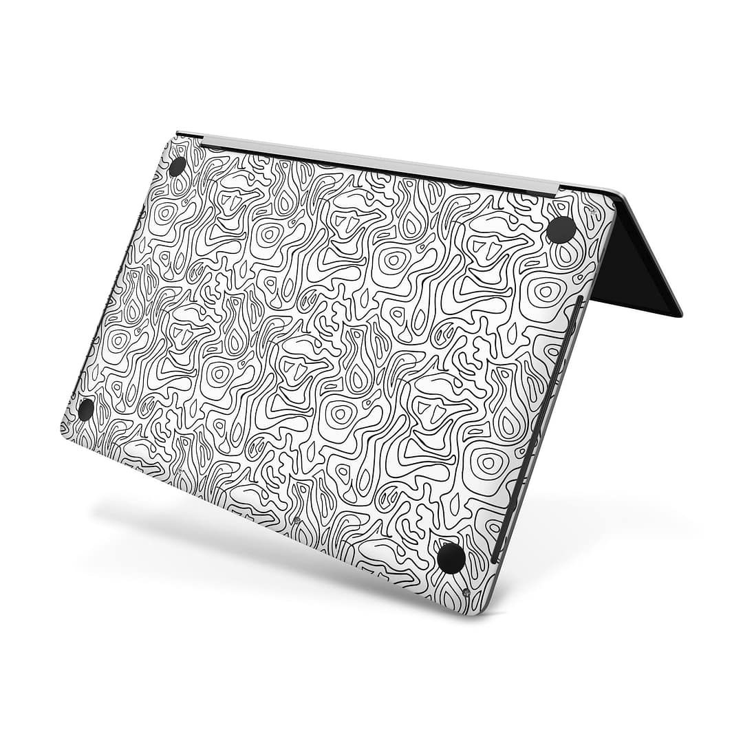 Macbook pro 15'' (2016-2017) white contour skin | wrapitskin