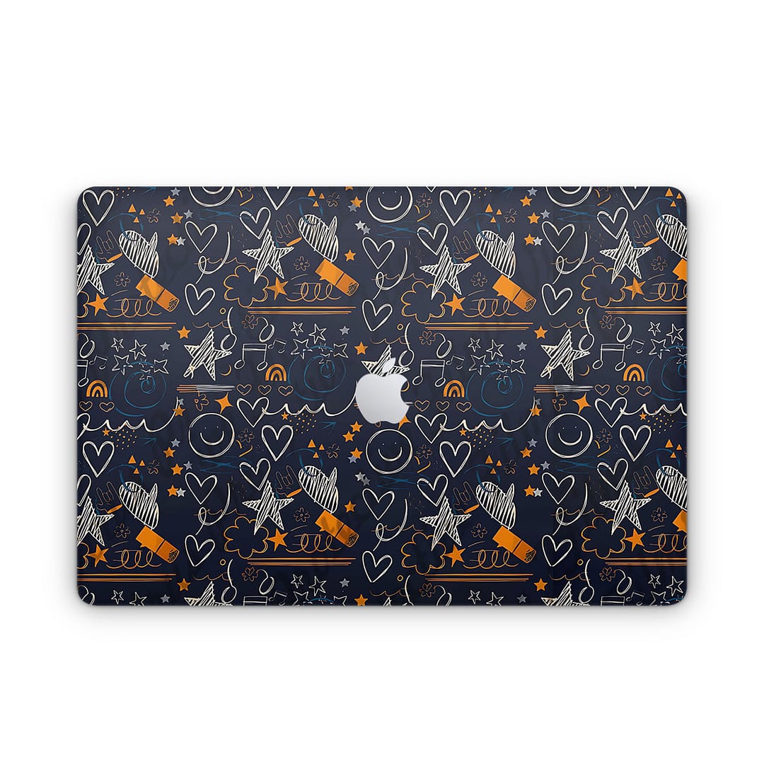 Macbook pro 13'' (m1 2020) doodleverse skin wrapitskin