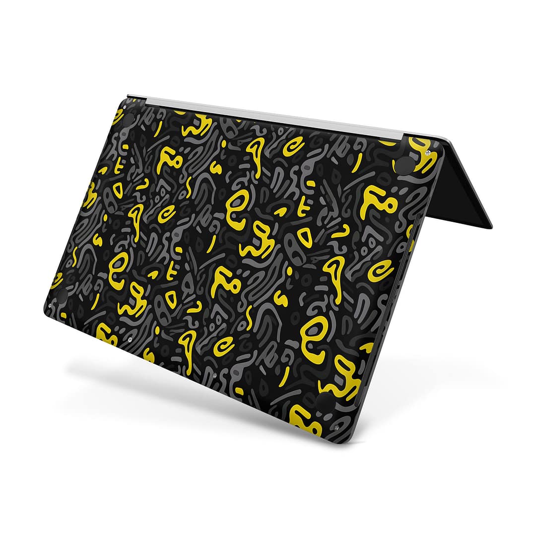 Macbook pro 15'' (2016-2017) yellow grooves skin | wrapitskin