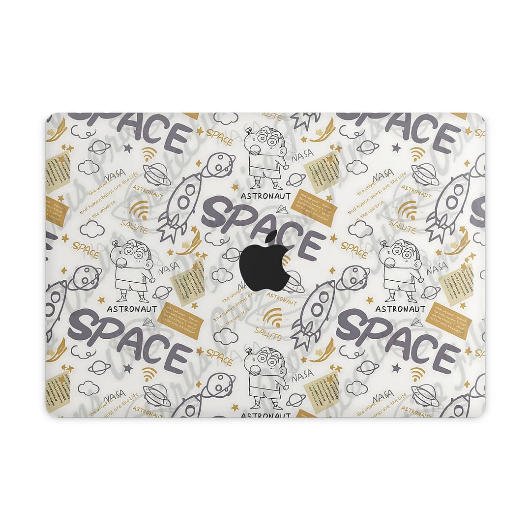 Macbook pro 13” touch bar 2018 space skin wrapitskin