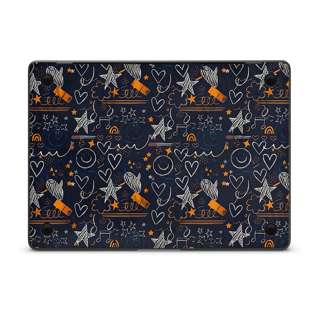 Macbook air 13” 2018 doodleverse skin | wrapitskin