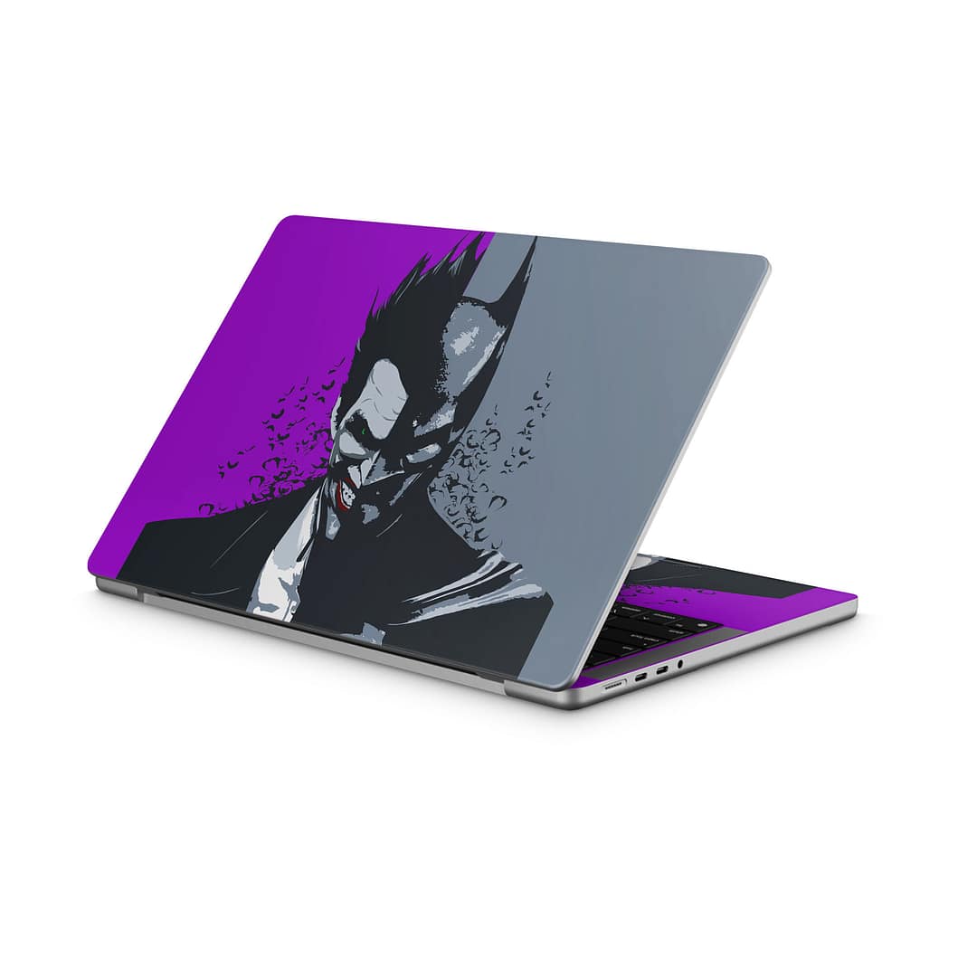 Macbook pro 14'' (2021) joker vs batman skin | wrapitskin