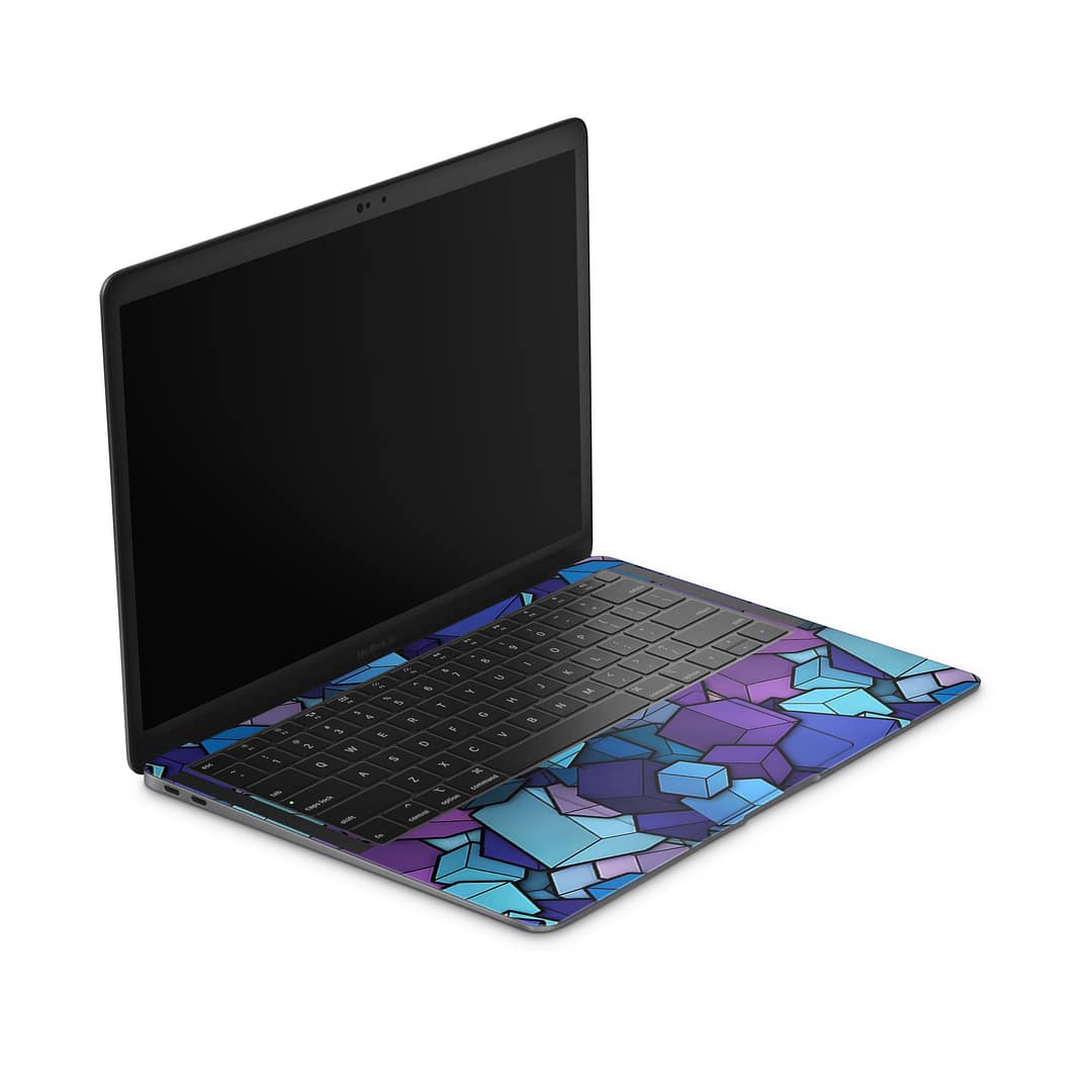 Macbook air 13” 2018 3d cubes skin | wrapitskin