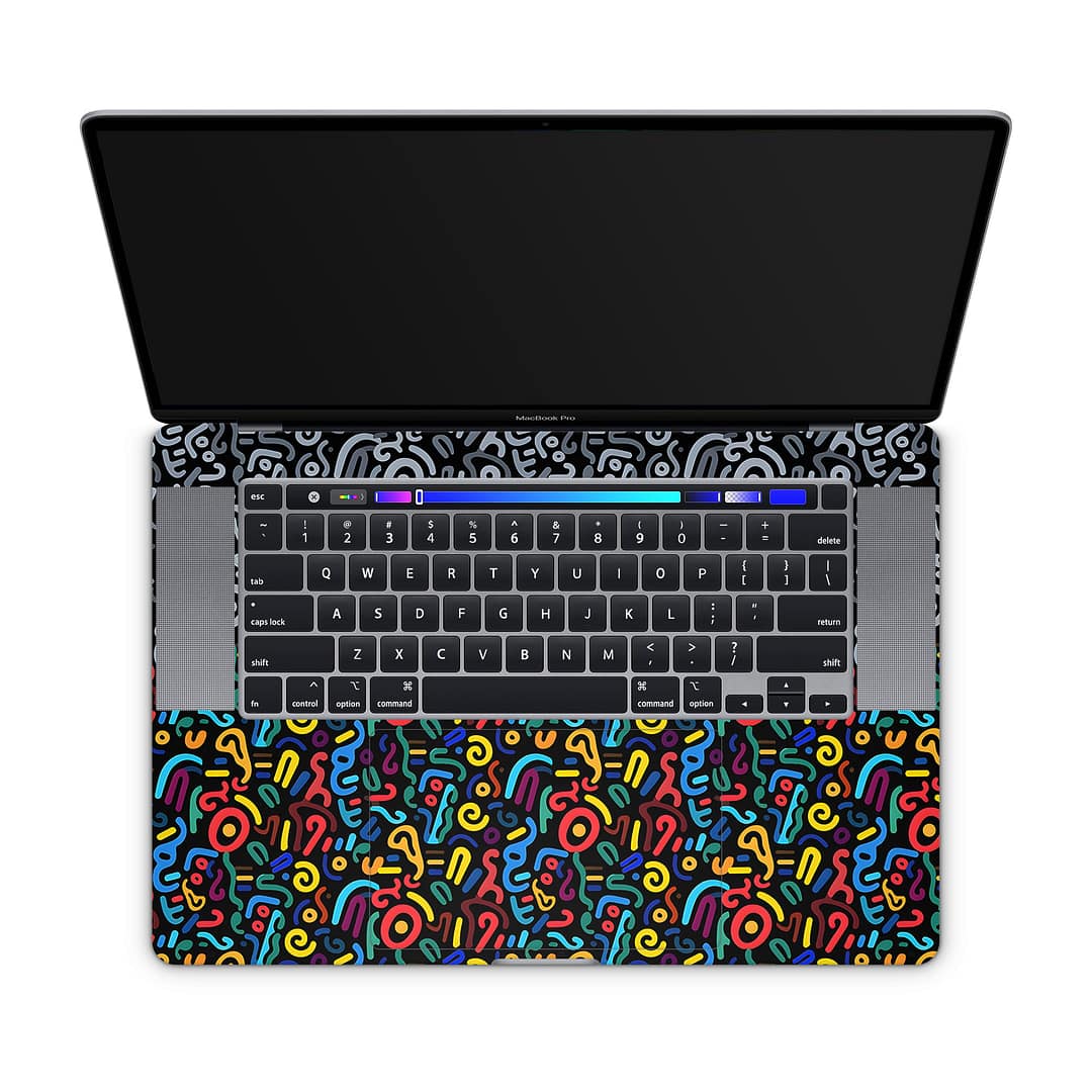 Macbook pro 16'' (touch bar,2019) retro revelry skin | wrapitskin