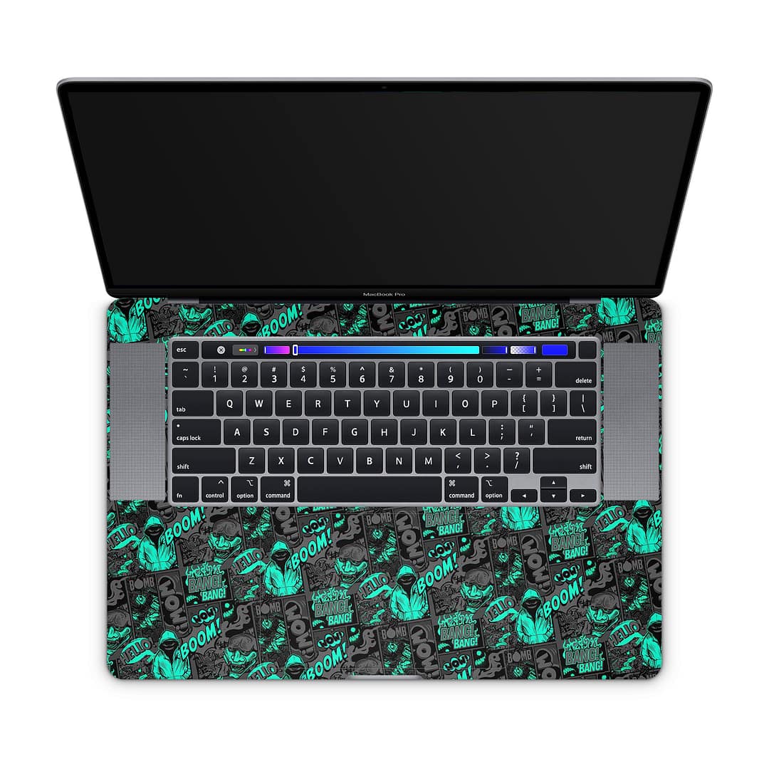 Macbook pro 16'' (touch bar,2019) boom bang skin | wrapitskin