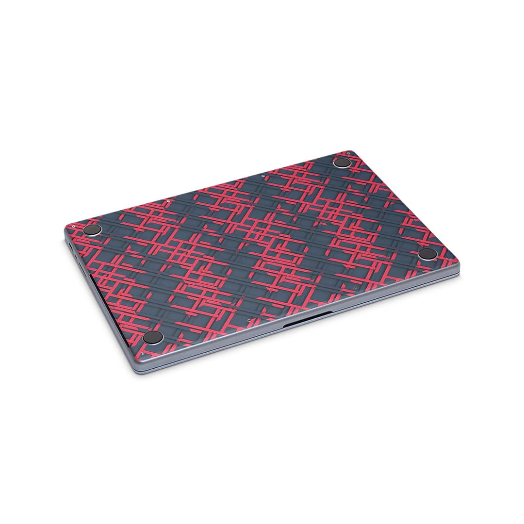 Macbook pro 16'' (m1,2021) cyber gridlines skin | wrapitskin