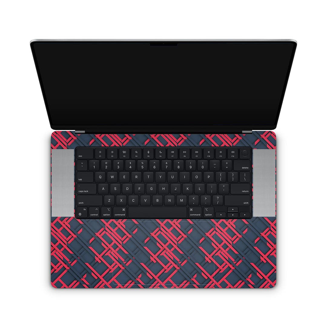 Macbook pro 16'' (m2,2023) cyber gridlines skin | wrapitskin